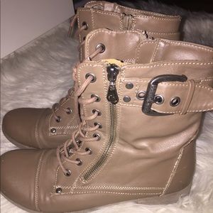 Tan Combat Boots!